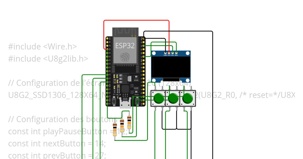 mp3 player simulation with buton and lopaka Copy 005 simulation