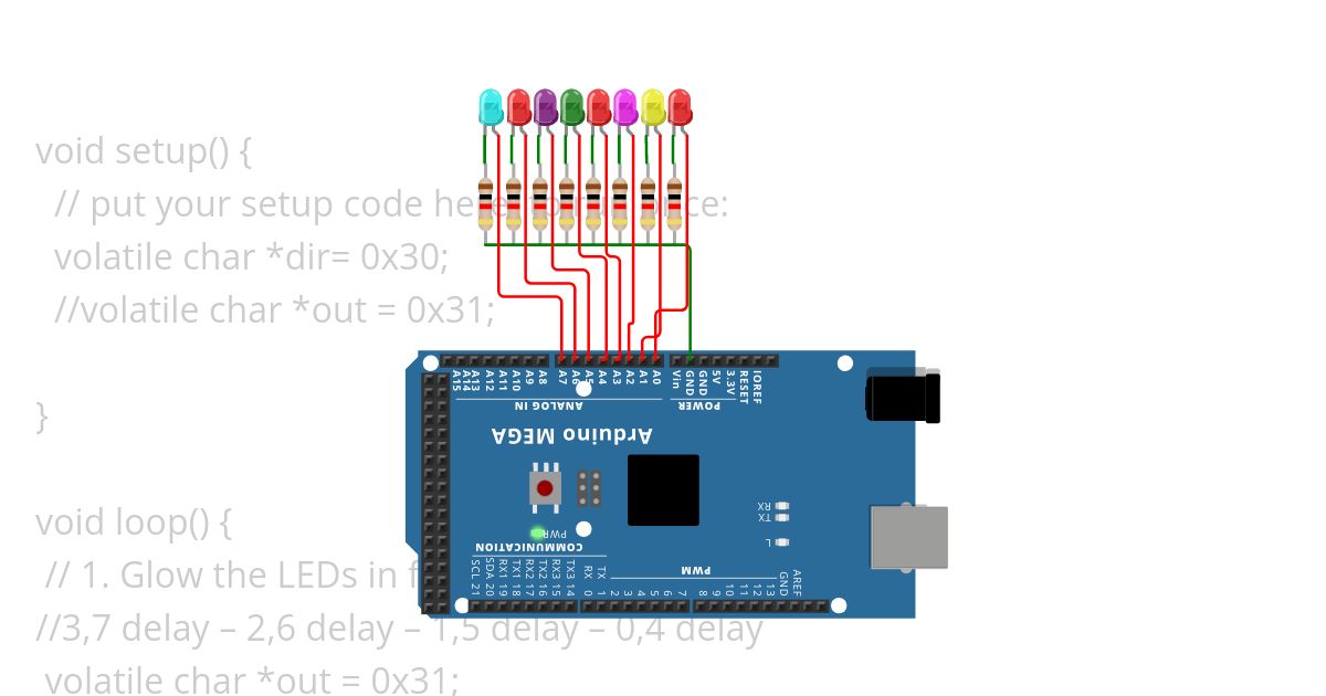 led blink problem set 3  simulation