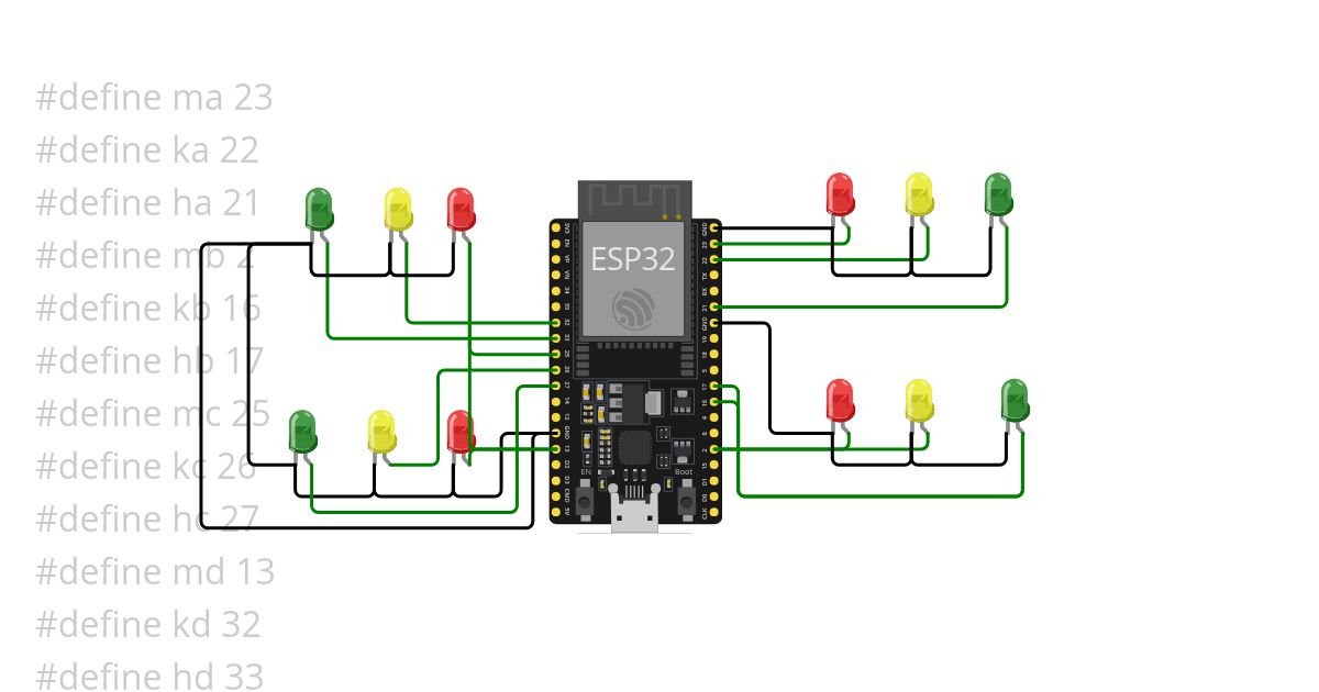 Simulasi Traffic Light 4 Jalur simulation