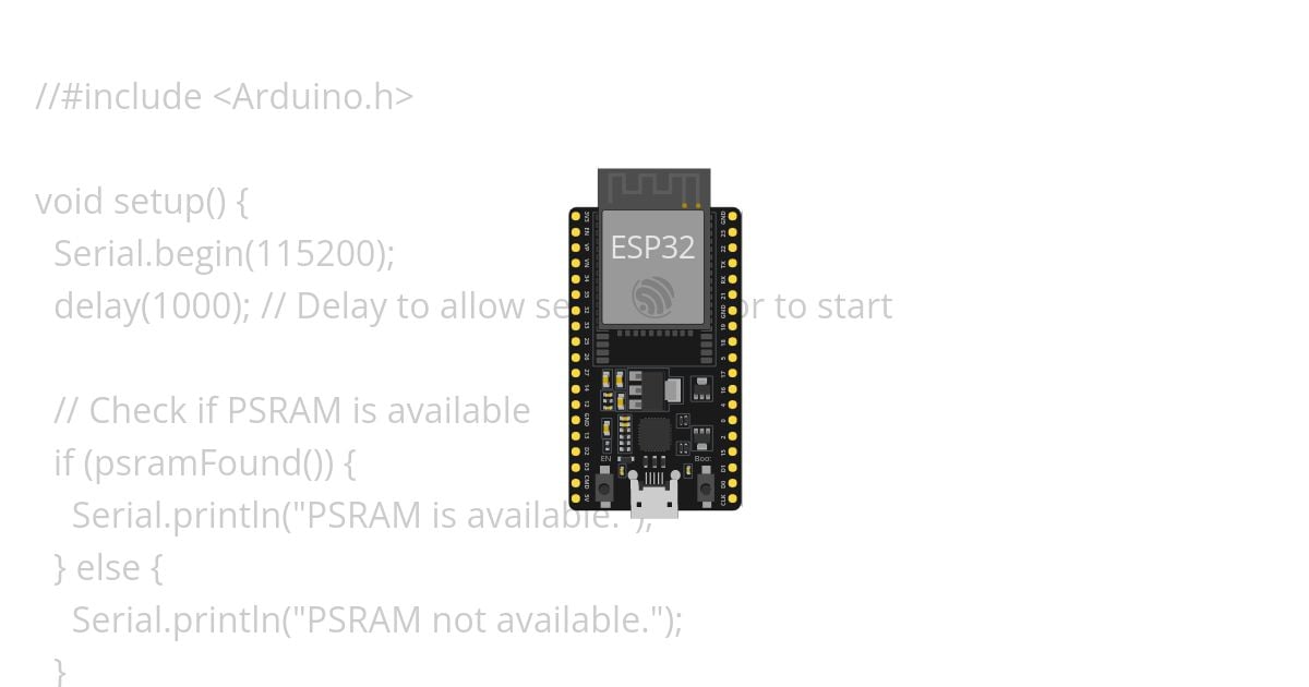 esp32 mem check simulation