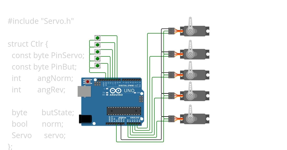 momButServos simulation