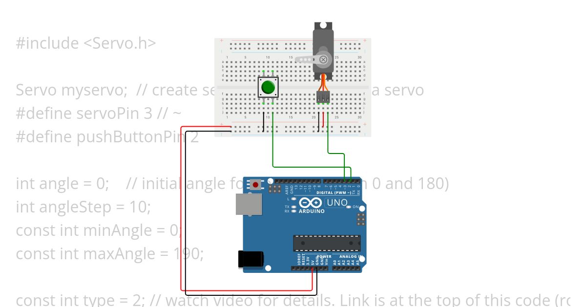 Servo_Button simulation