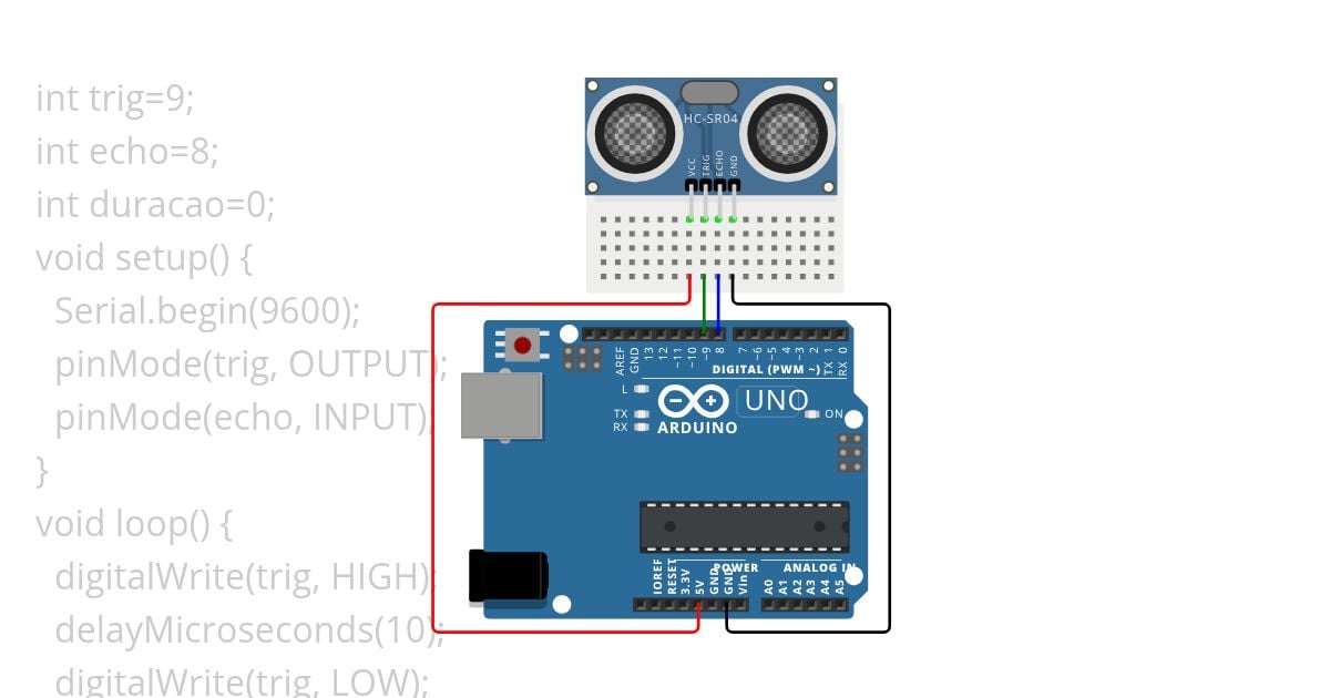 Framework Arduino II: Aula 06 HC-SR04 simulation