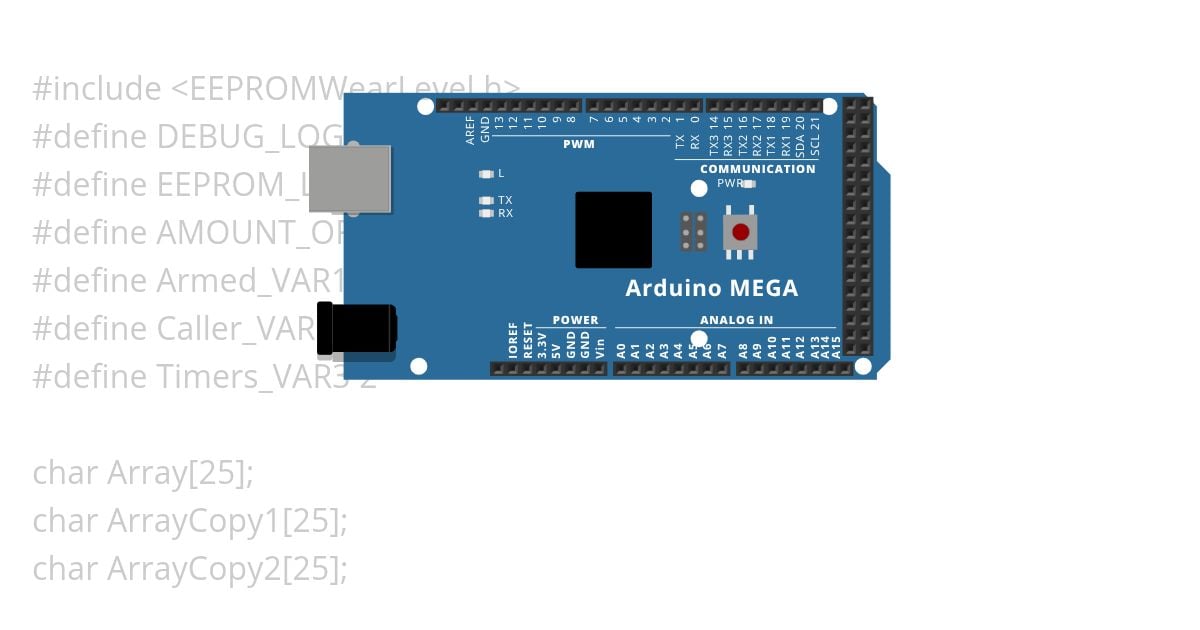EEPROM wear leveling test simulation