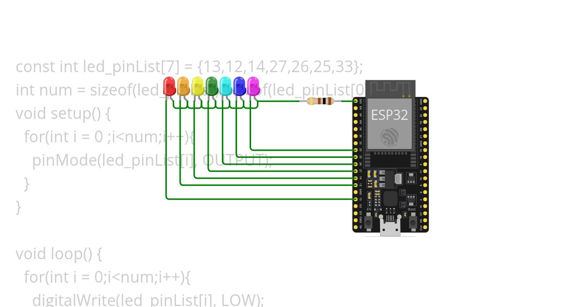 led -1 simulation