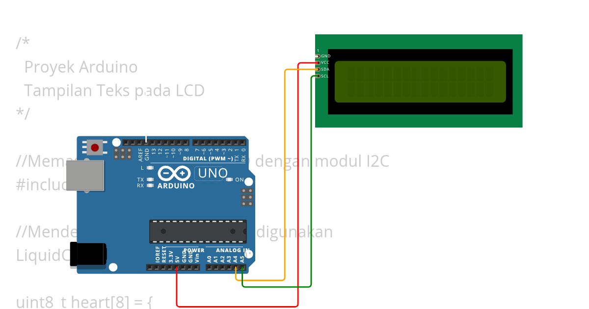 LCD Display  simulation