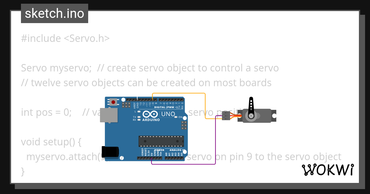 Servo_ss Wokwi ESP32, STM32, Arduino Simulator