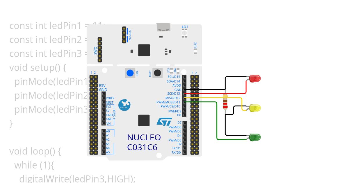 traffic arduino code stm simulation