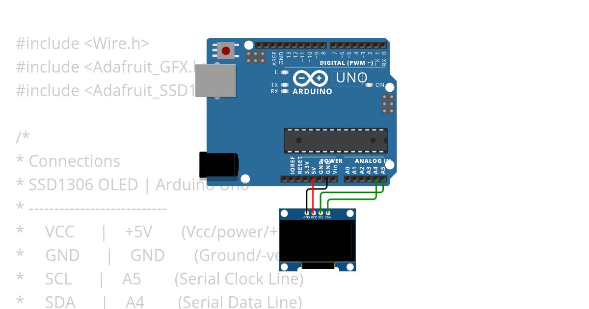 Monsters v2 - Portrait & Gallery modes (arduino uno OLED) simulation