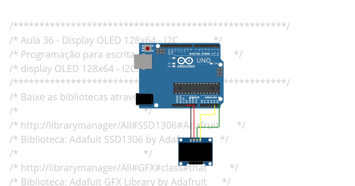 Aula 36 - Display OLED simulation
