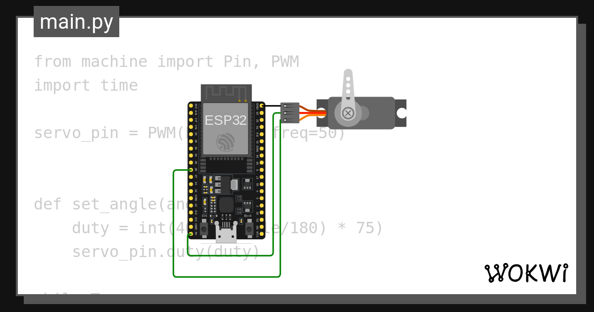 U4 act6 esp32 servomotor wokwi esp32 stm32 arduino simulator