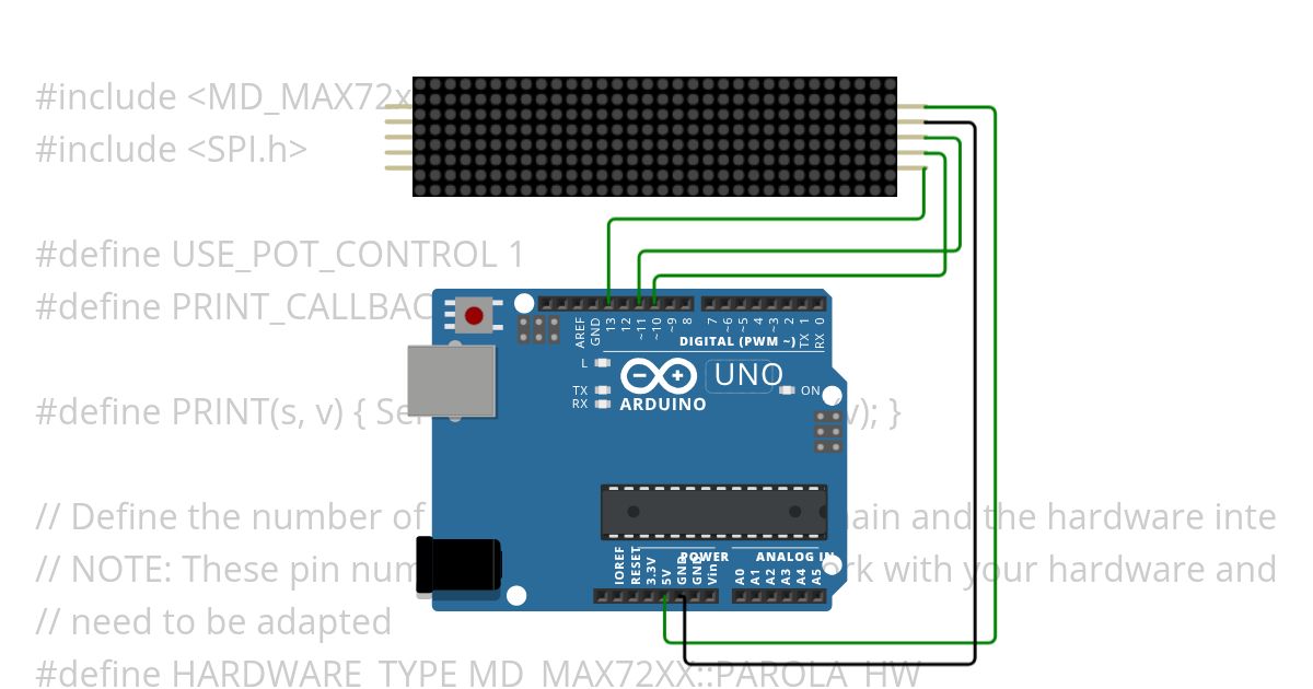 LED Text Diaplay Copy simulation