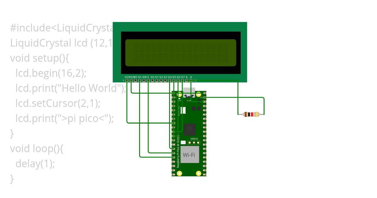 LCD simulation