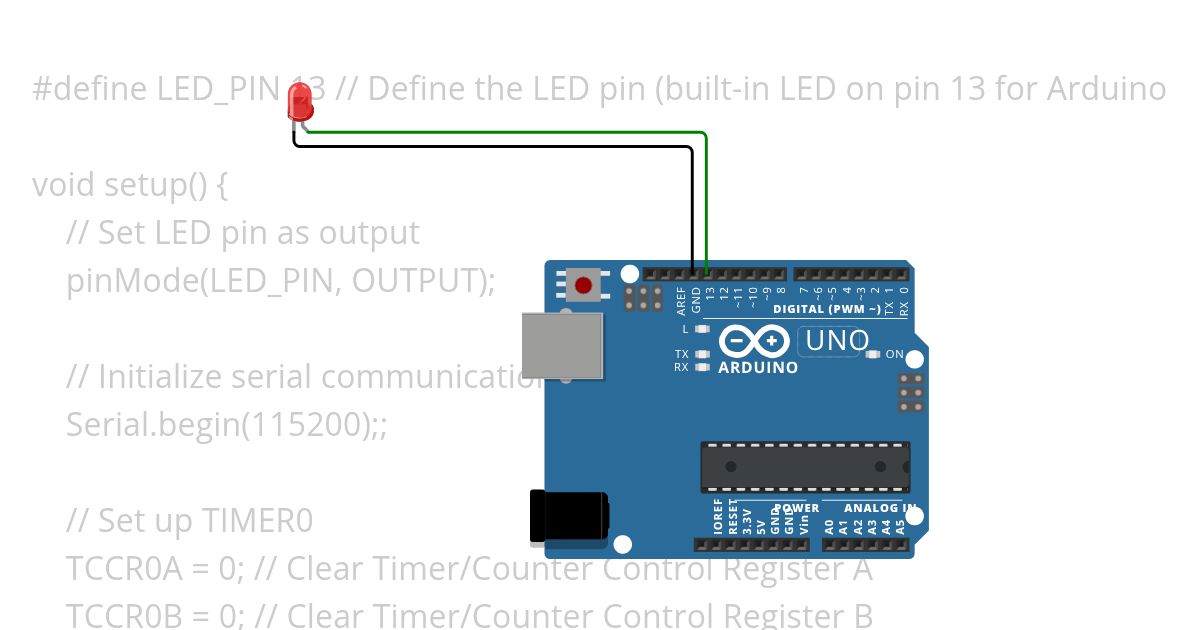 led blink simulation