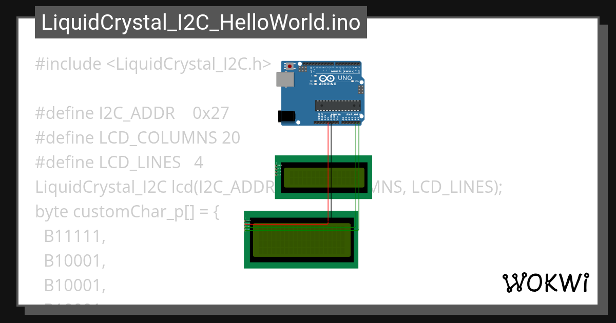 LiquidCrystal_I2C_HelloWorld.ino_VS Copy - Wokwi ESP32, STM32, Arduino ...