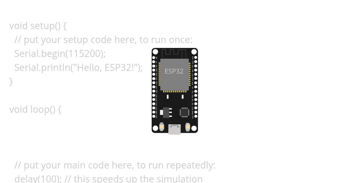 00ESP32 Mensajes puerto serial simulation