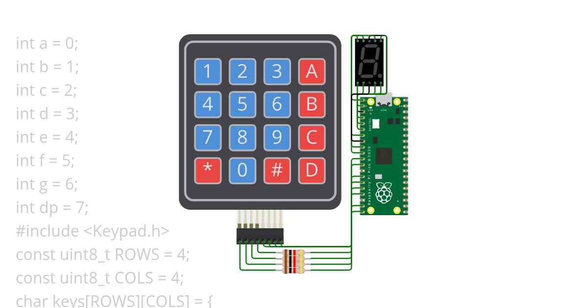 Keypad simulation