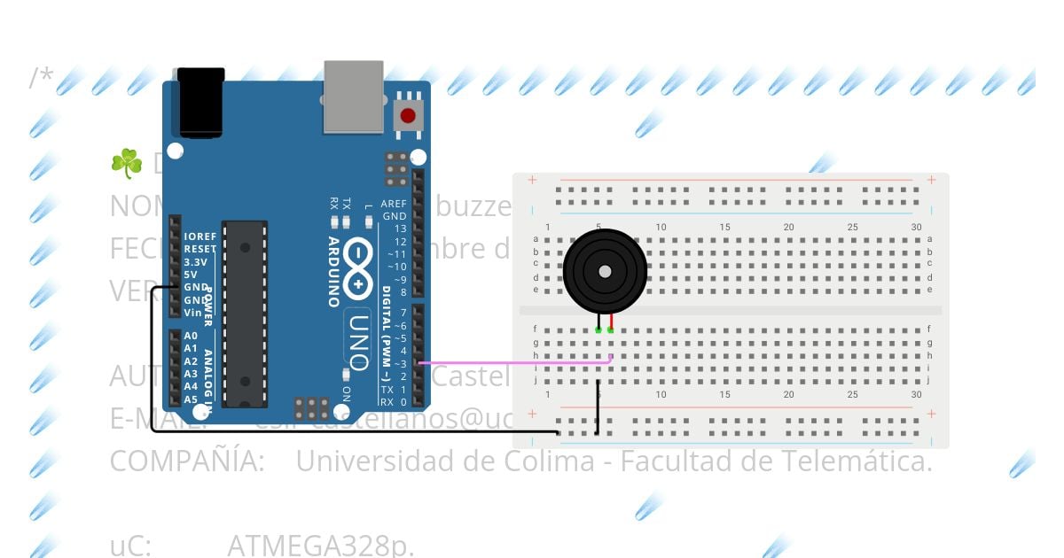 Arduino UNO - Buzzers 📢 simulation