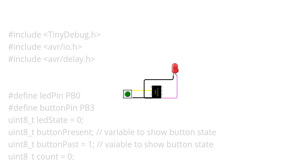 C - input with polled state simulation