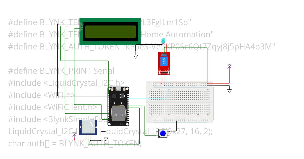 IOT Project Simple Home Automation using ESP 32 and Blynk  Copy simulation