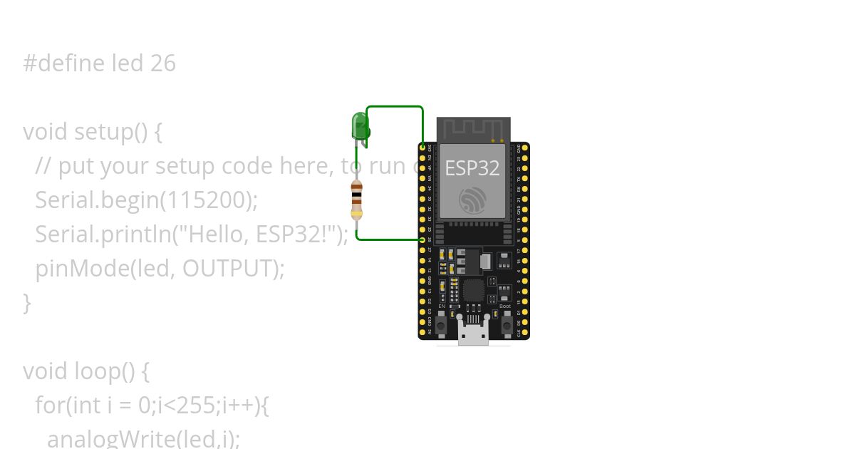 led pwm simulation