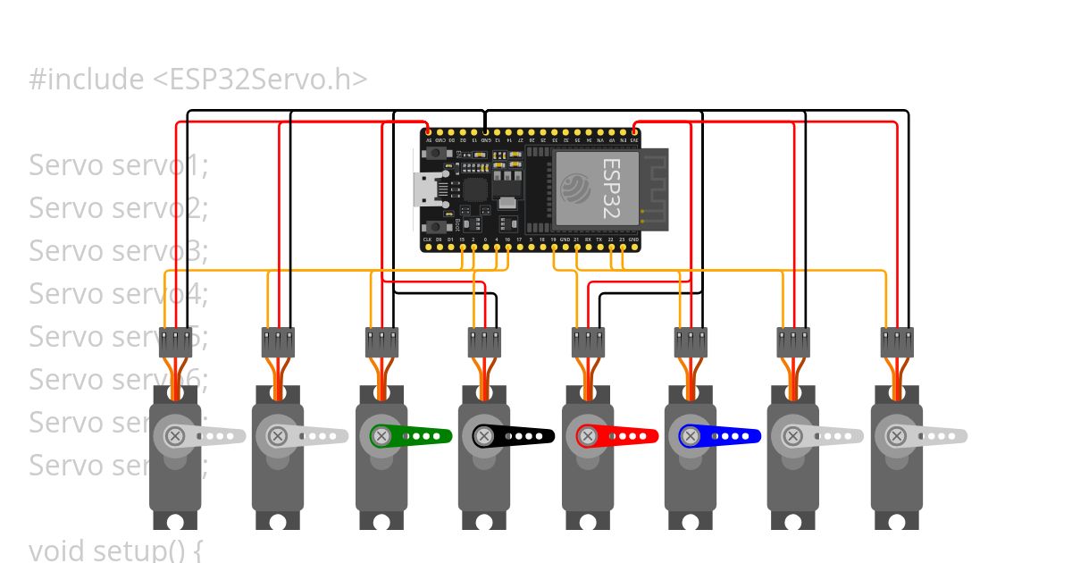 ServoMotor 8 simulation