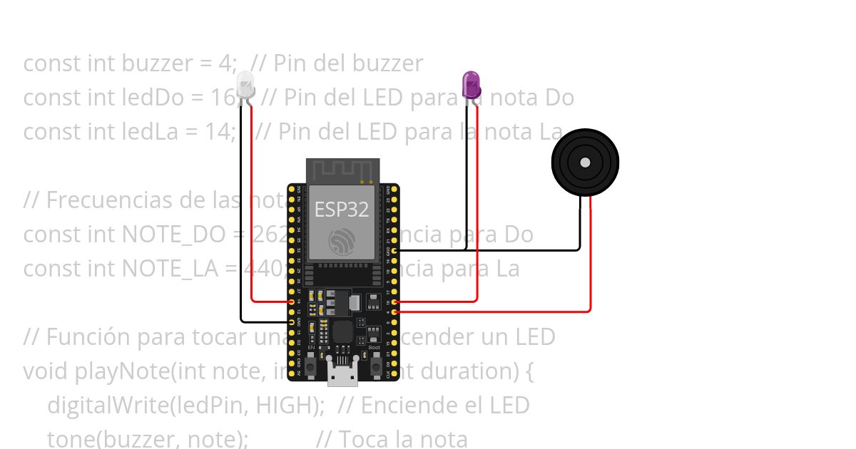 Buzzer simulation