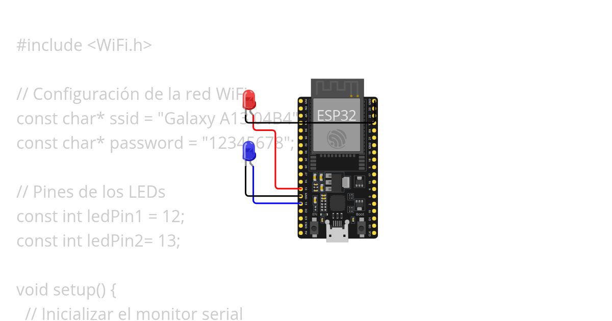 wifi led simulation