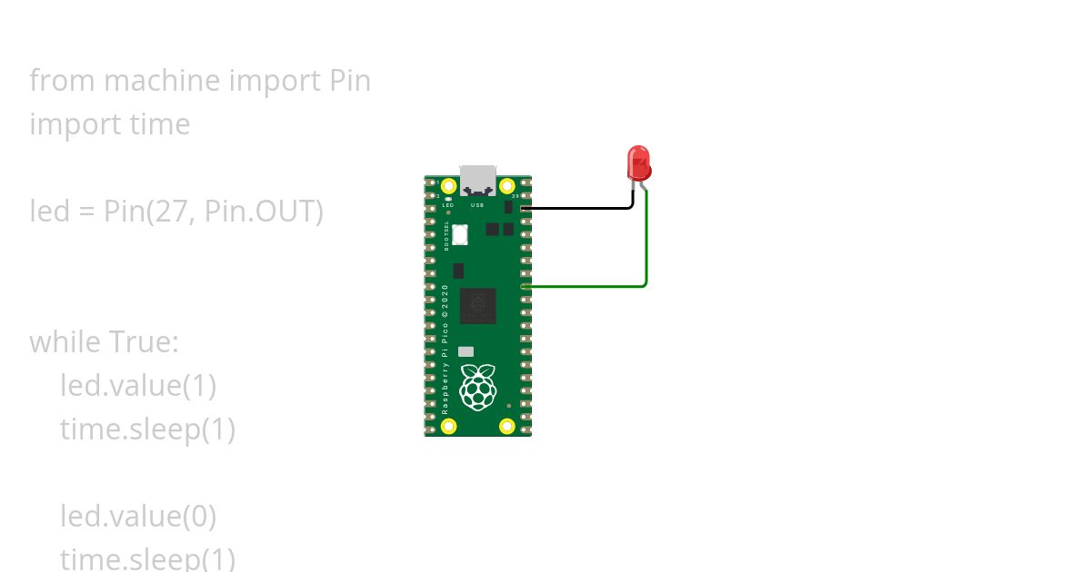 first micropython simulation