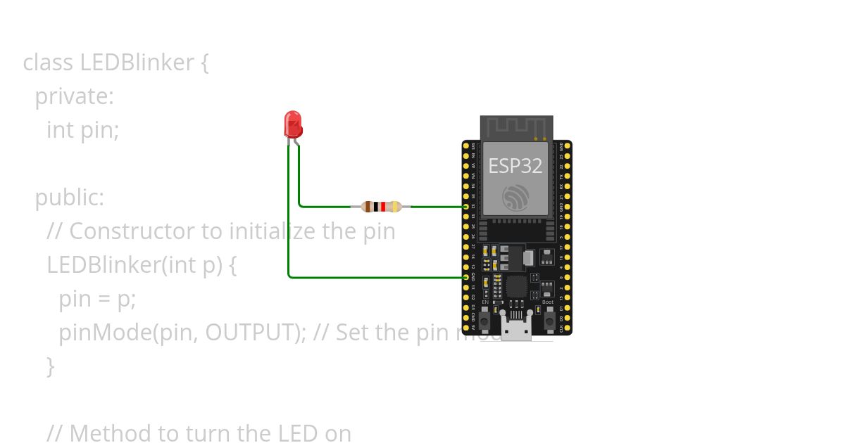 > LED BLINK simulation