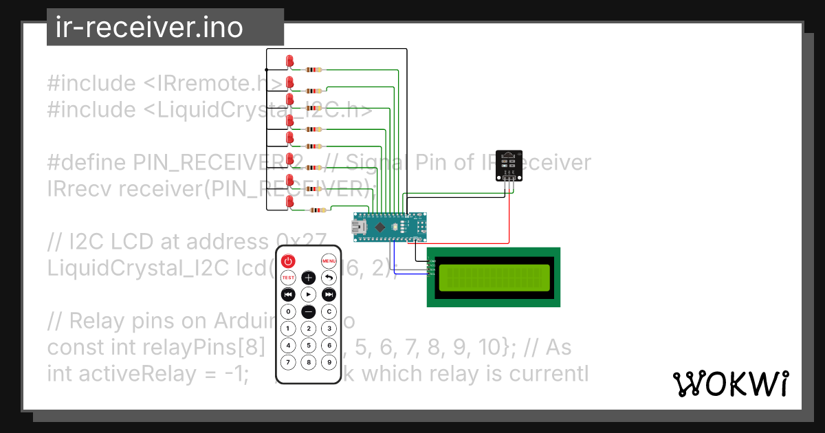 Ant8switchlcdnanoi2c wokwi esp32 stm32 arduino simulator
