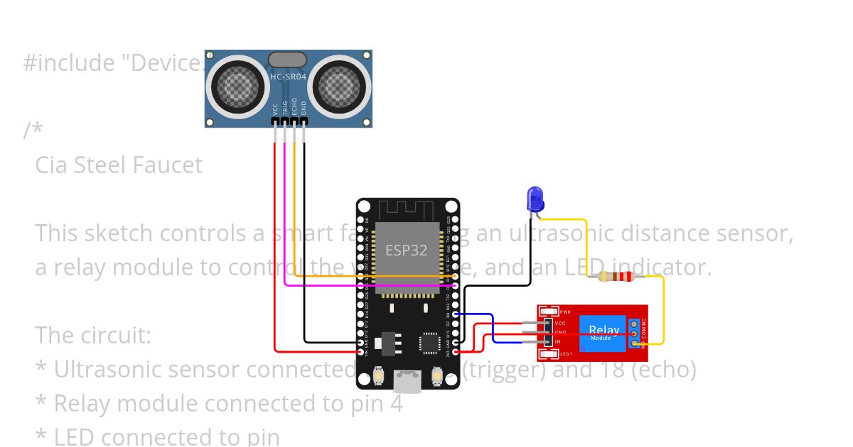 iot-smart-cia-steel-faucet-with-motion-sense-wave-technology-on-esp32 simulation