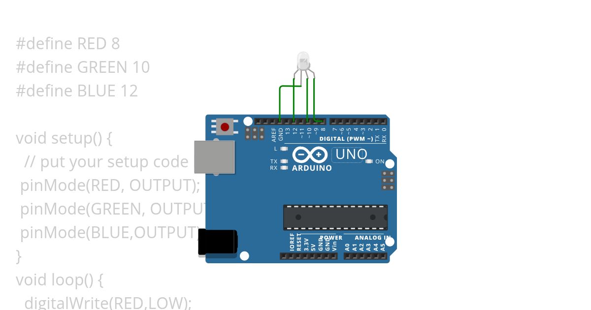 04_RGB_Blink_Once(Cathode) simulation