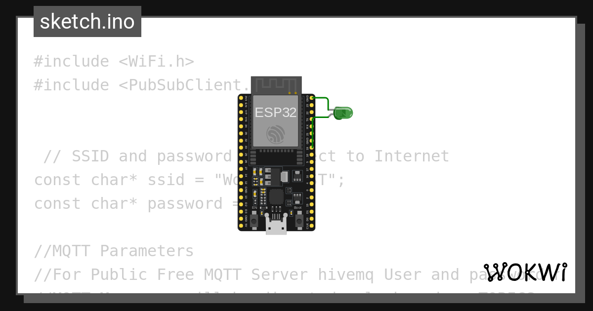 Mqtt1 1 wokwi esp32 stm32 arduino simulator