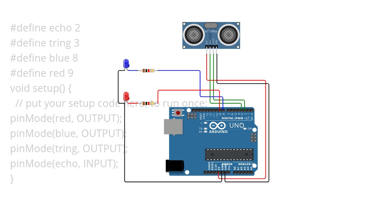ULTRASONIC_DISTANCE_SENSOR simulation