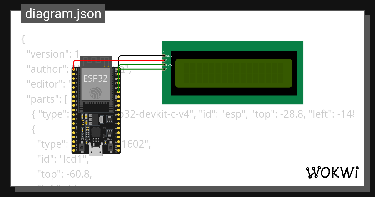 i2c device - Wokwi ESP32, STM32, Arduino Simulator