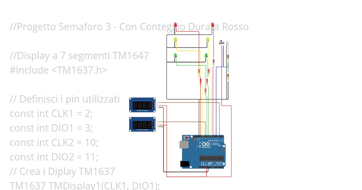 Semaforo 3 - Con Timer simulation