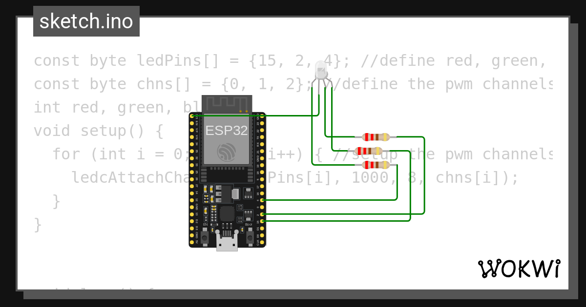 Wokwi online esp32 stm32 arduino simulator