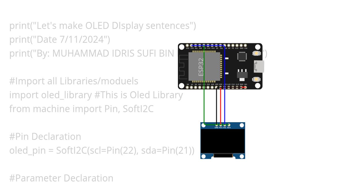 OLED Display simulation