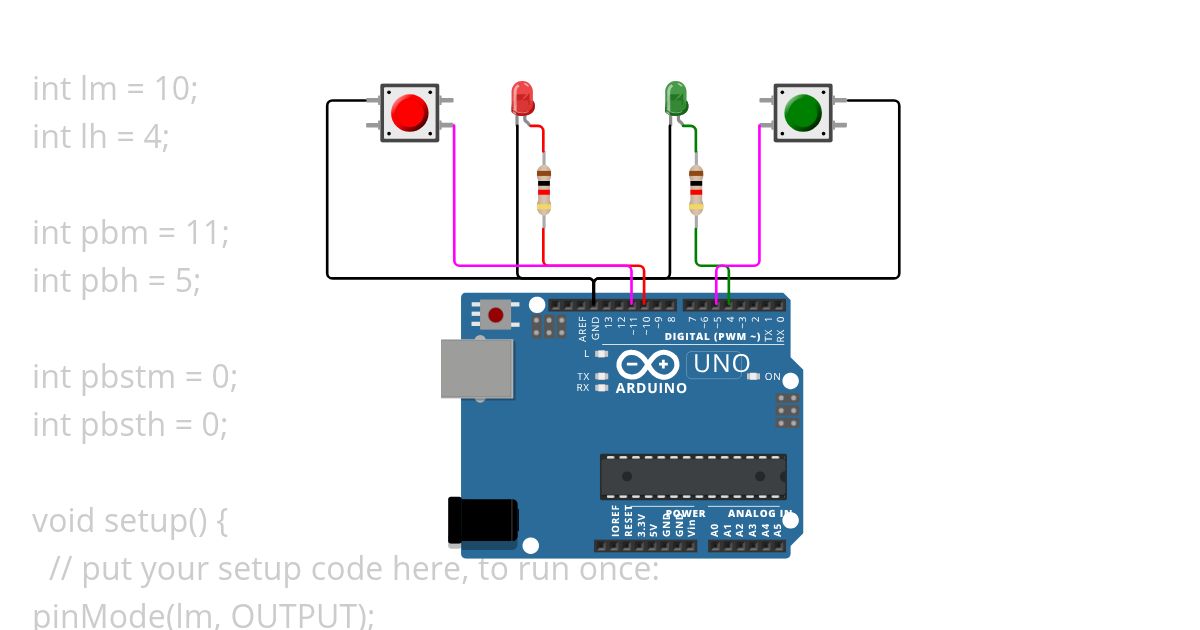 XII A2 FAHRI AR PUSHBUTTON simulation