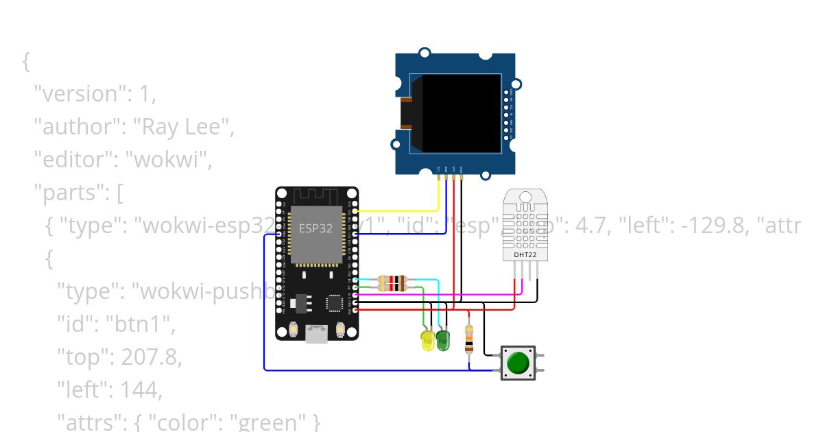 SH1107 ESP32 Micropython simulation