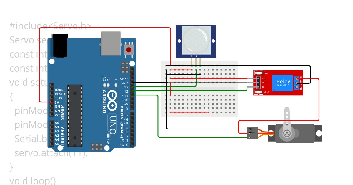 Relay Switch Assignment  simulation
