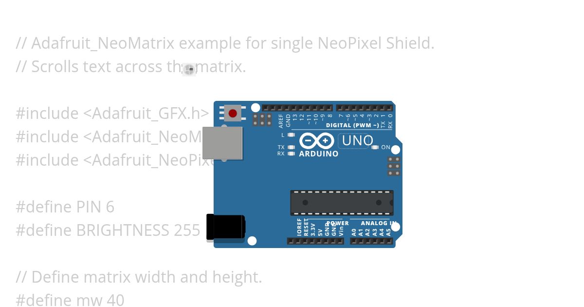 Neo Pixel simulation