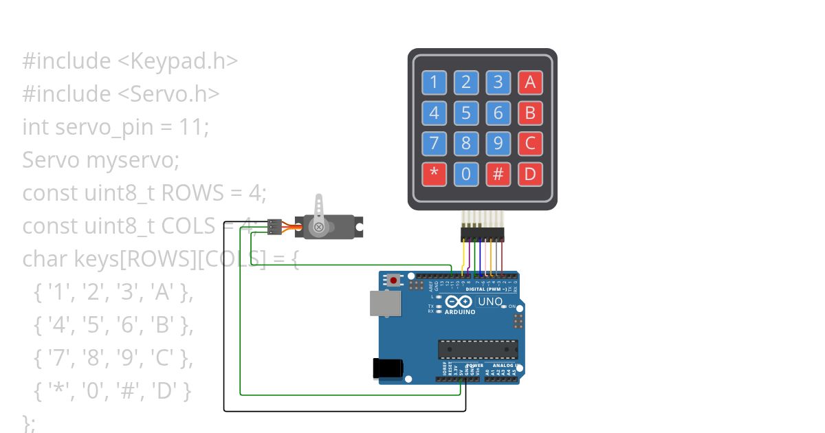 keypad project simulation