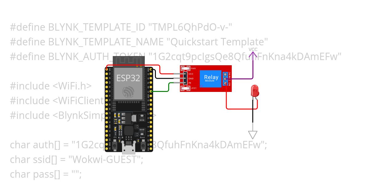 led blynk  simulation