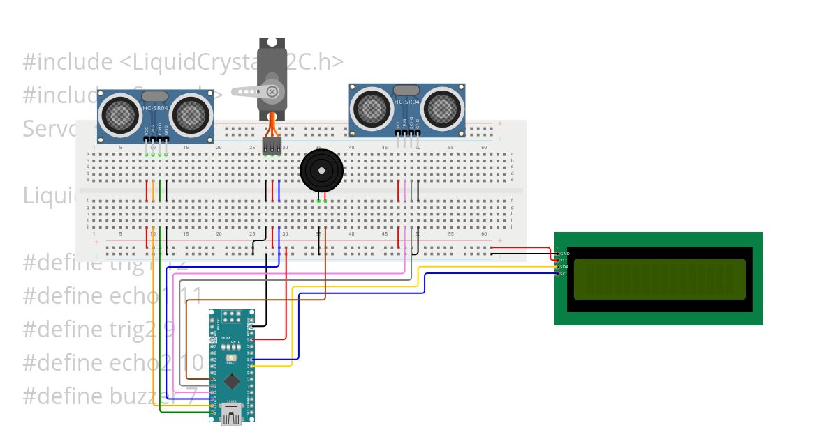 Copy servo simulation