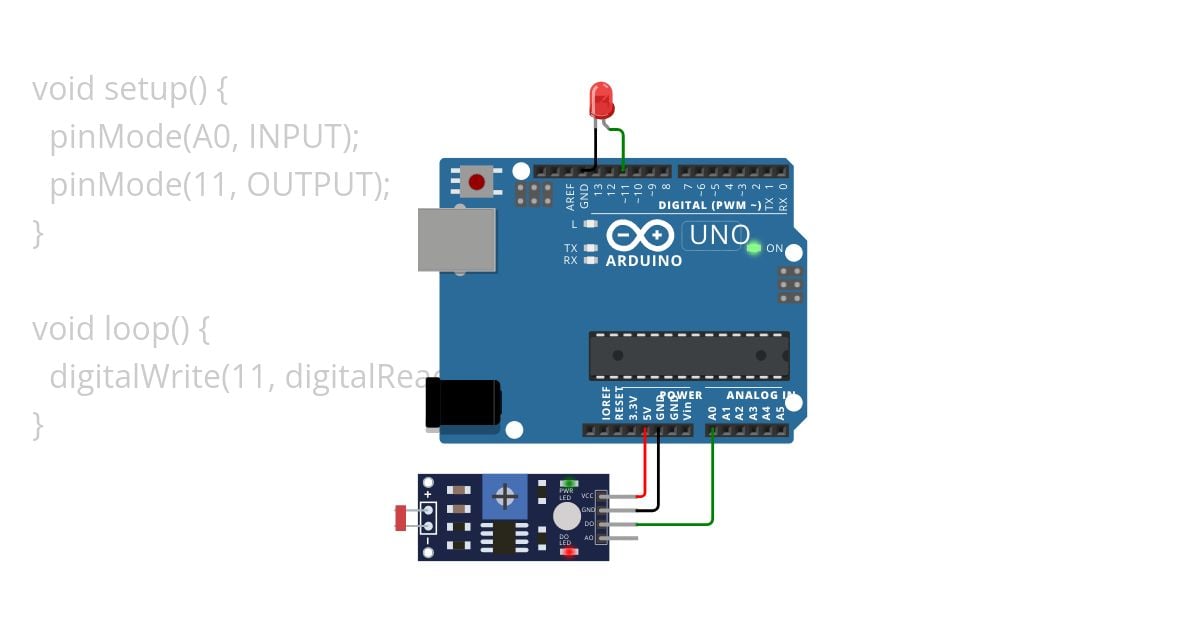 photoresistor(ldr)  simulation