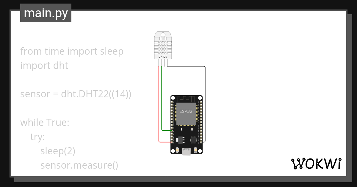 dht22 - Wokwi ESP32, STM32, Arduino Simulator