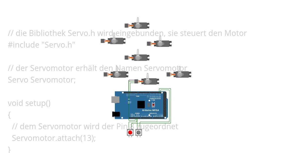 Schuluzhrservo simulation