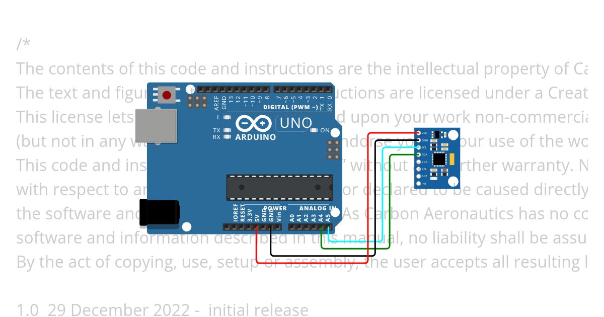 Arduino com MPU6050 simulation